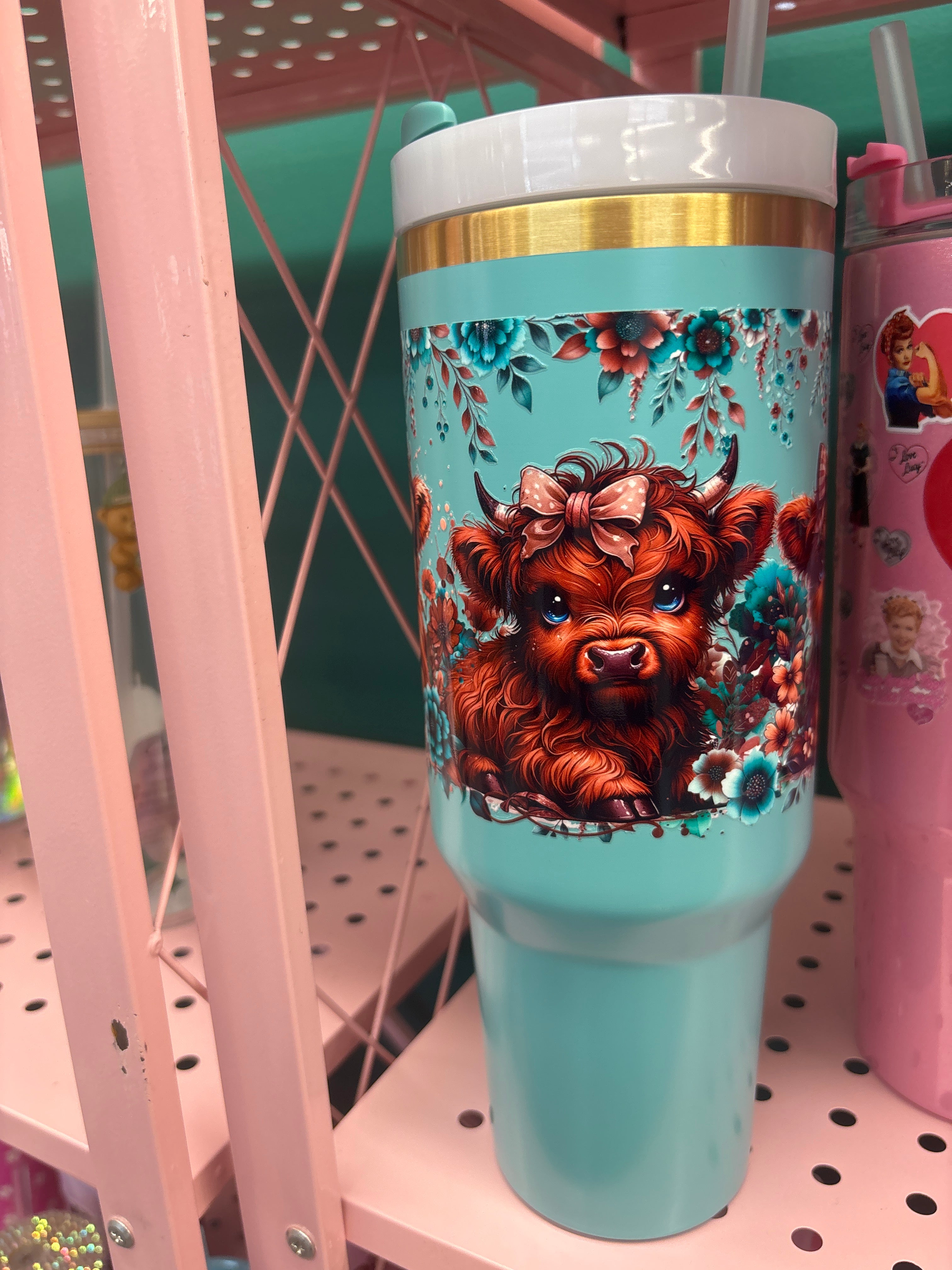 40oz Hyland Cow Tumbler
