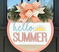 Hello summer sign
