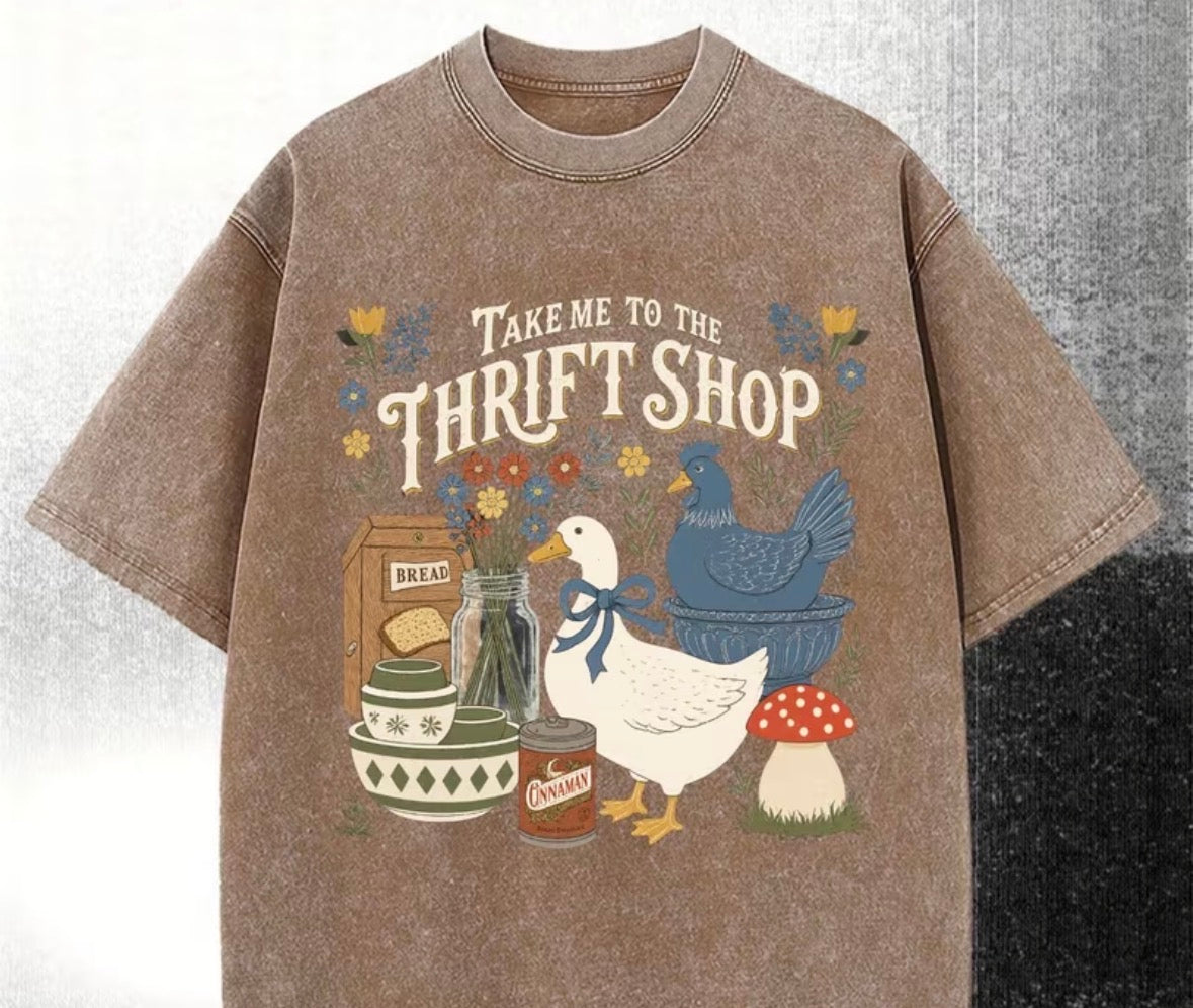 Take me to the thrift shop shirt