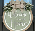 Welcome to our home sign