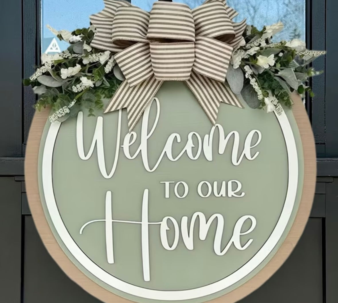 Welcome to our home sign