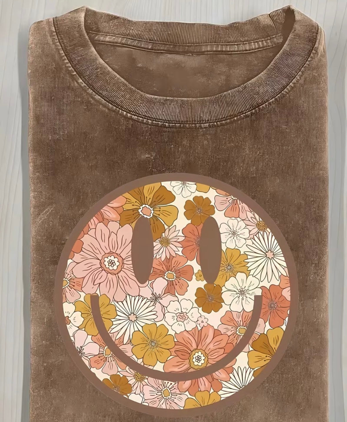 Flower smiley shirt
