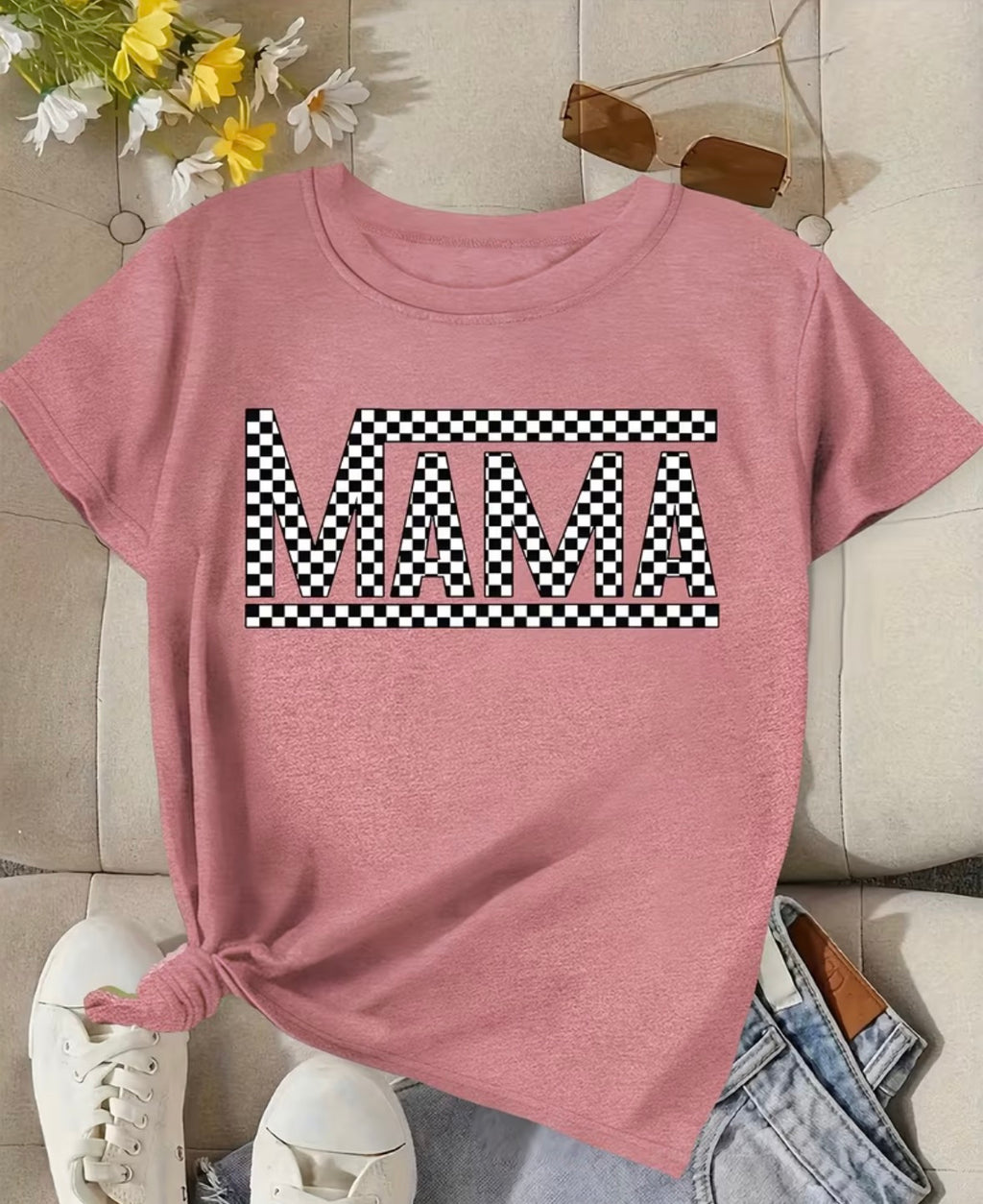 MAMA checkered shirt