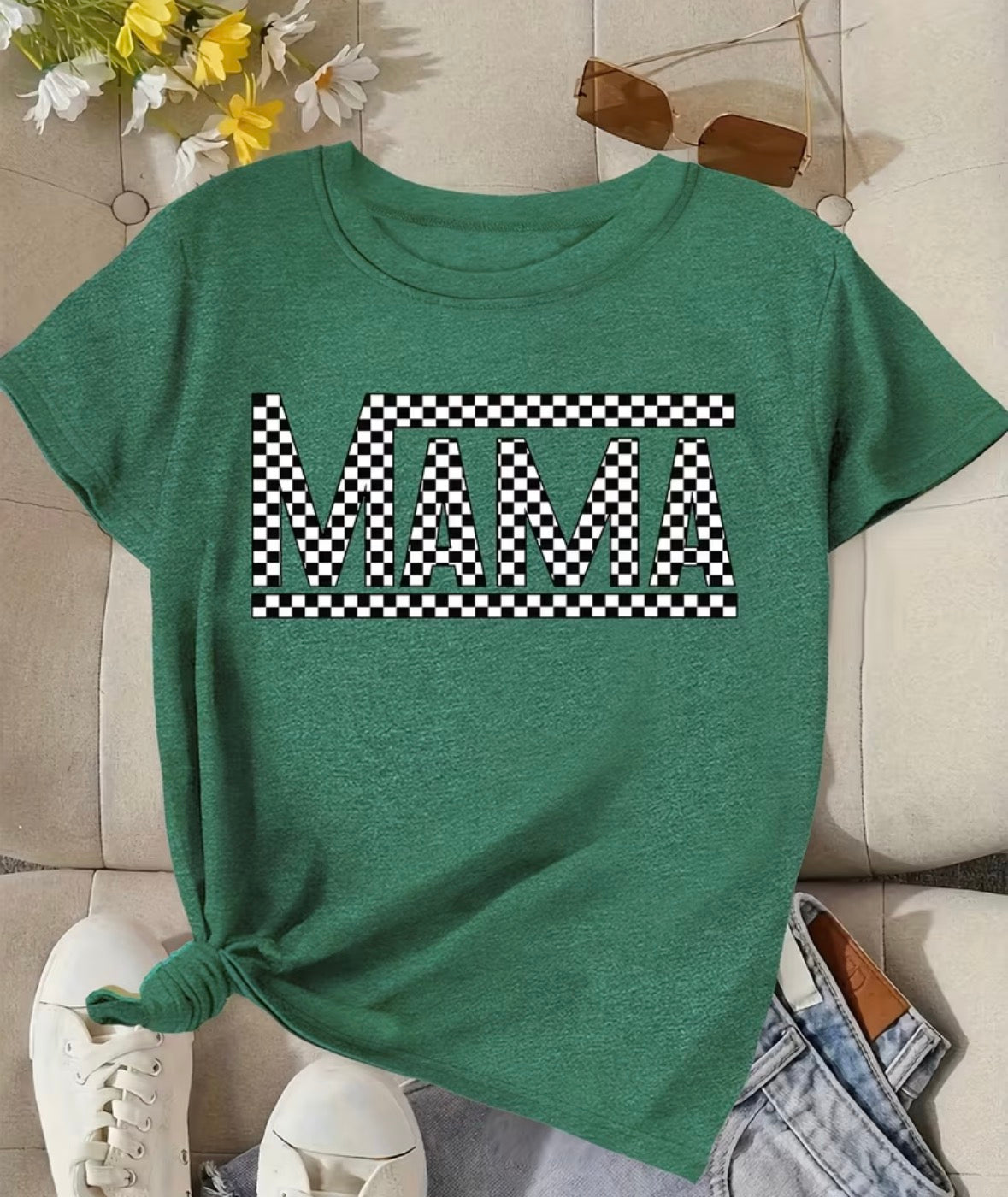MAMA checkered shirt