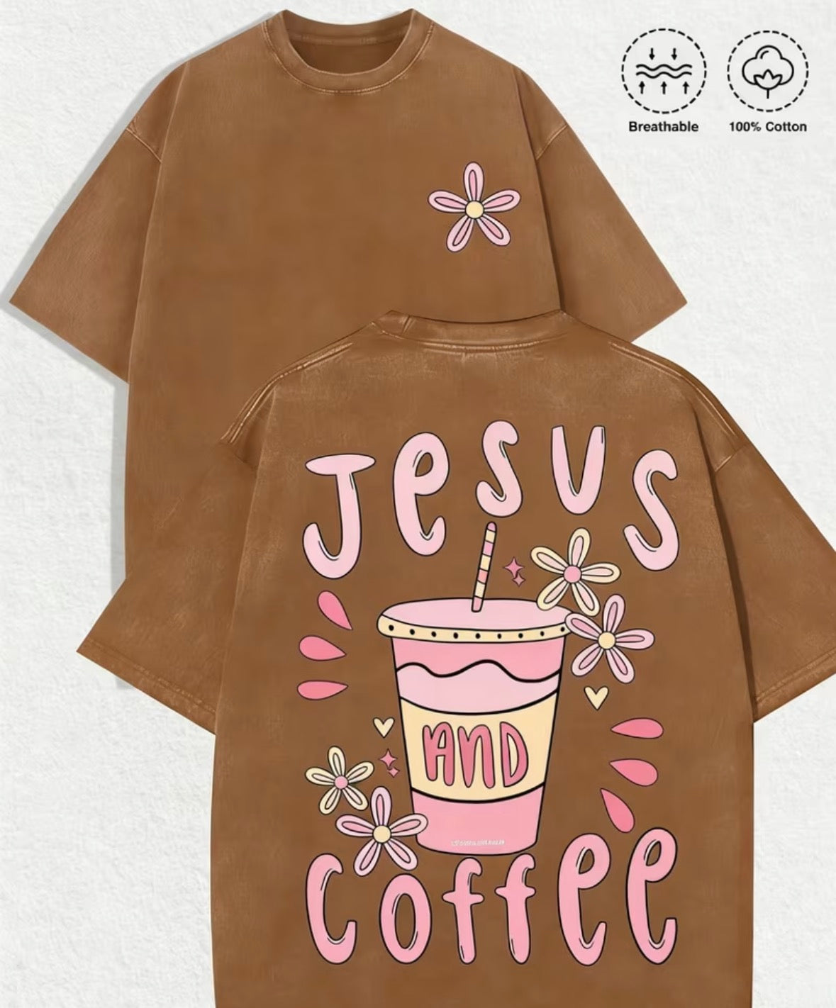Jesus and coffee shirt