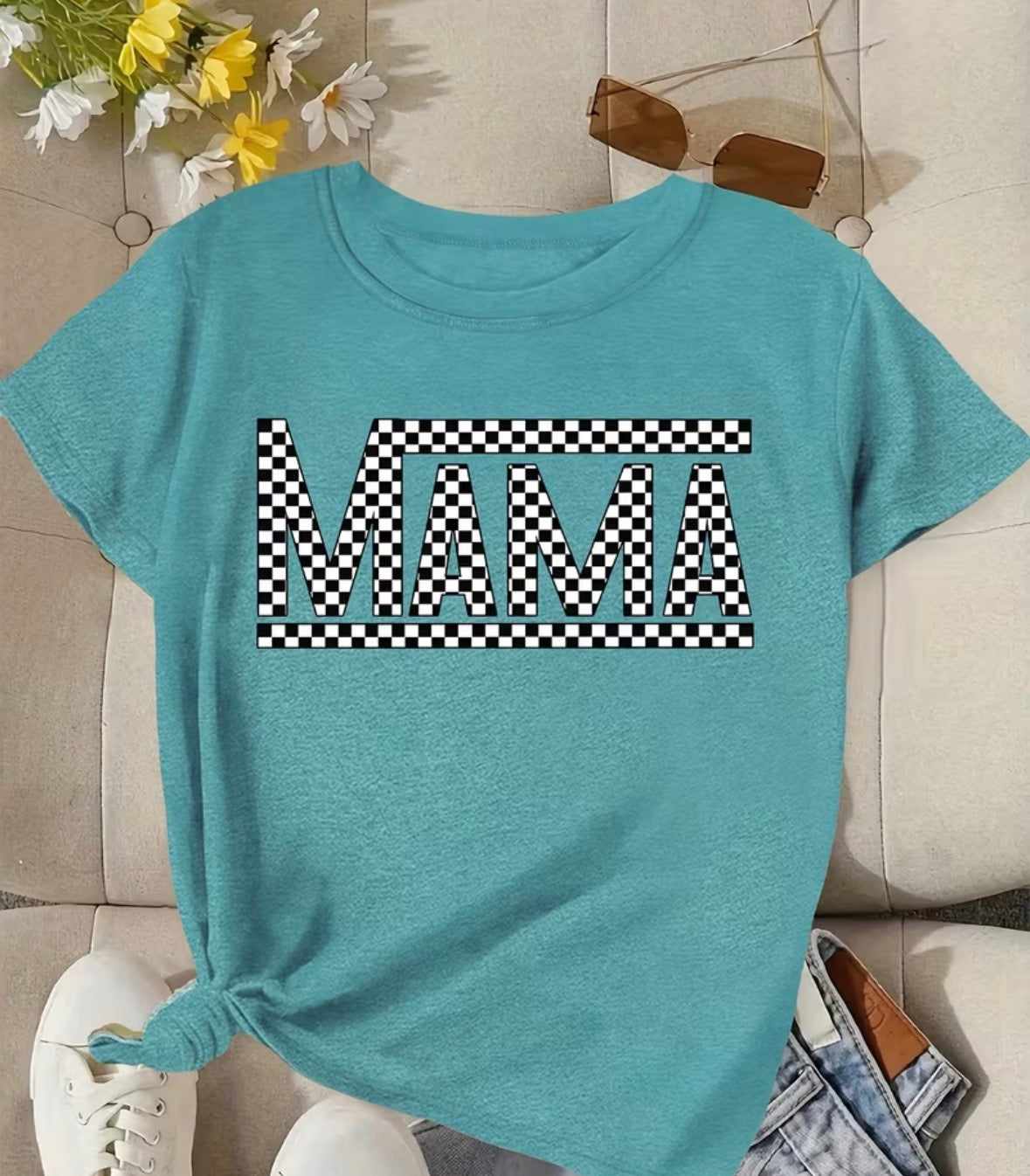 MAMA checkered shirt