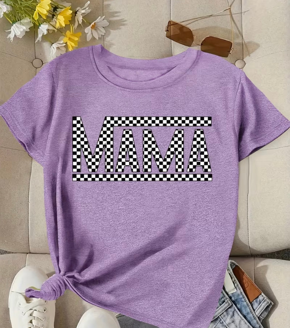 MAMA checkered shirt